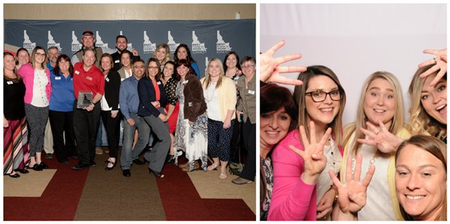 Pioneer employees attending the Best Places to Work in Idaho ceremony