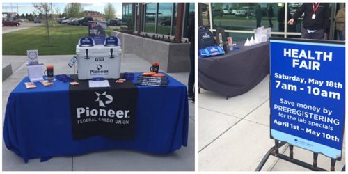 Pioneer booth at the Driving North Canyon event