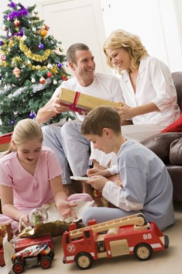 family open presents