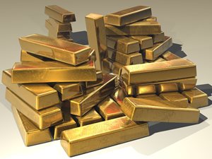 stack of gold bars