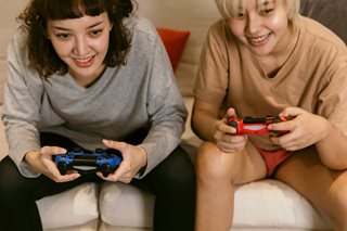 two people playing video games