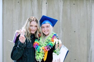 mother and daughter who graduated