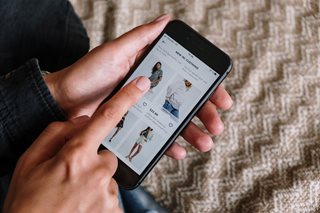 shopping on a smartphone