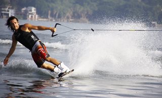 man water skiing